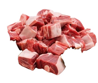 Frozen Goat meat (diced) 1kg