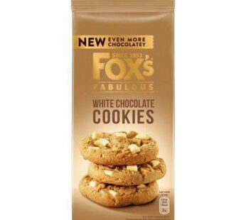 FOX’S FABULOUS WHITE CHOCOLATE COOKIES 180G